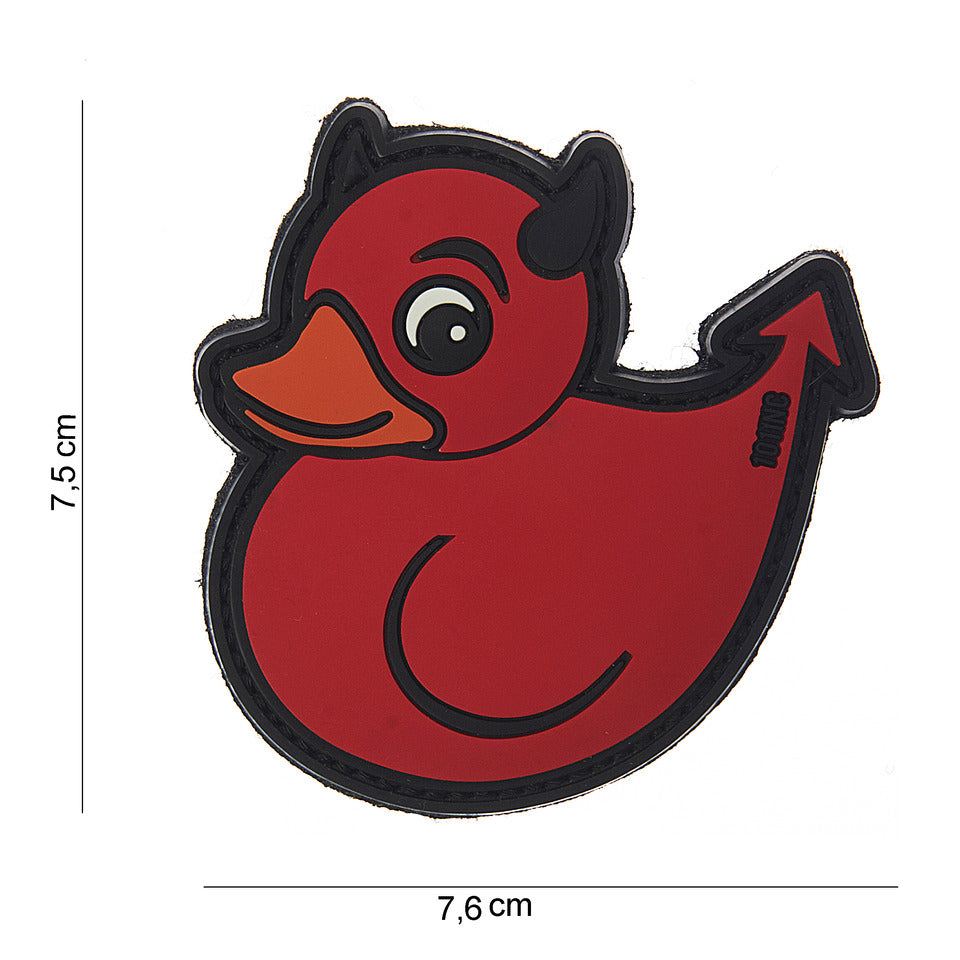 Patch Devil Duck Rood
