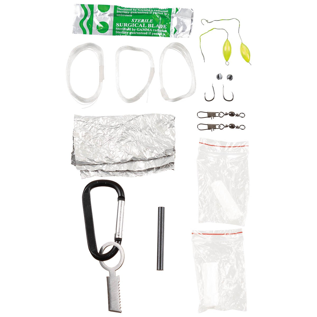Survival Kit, "Parachute Cord" zwart