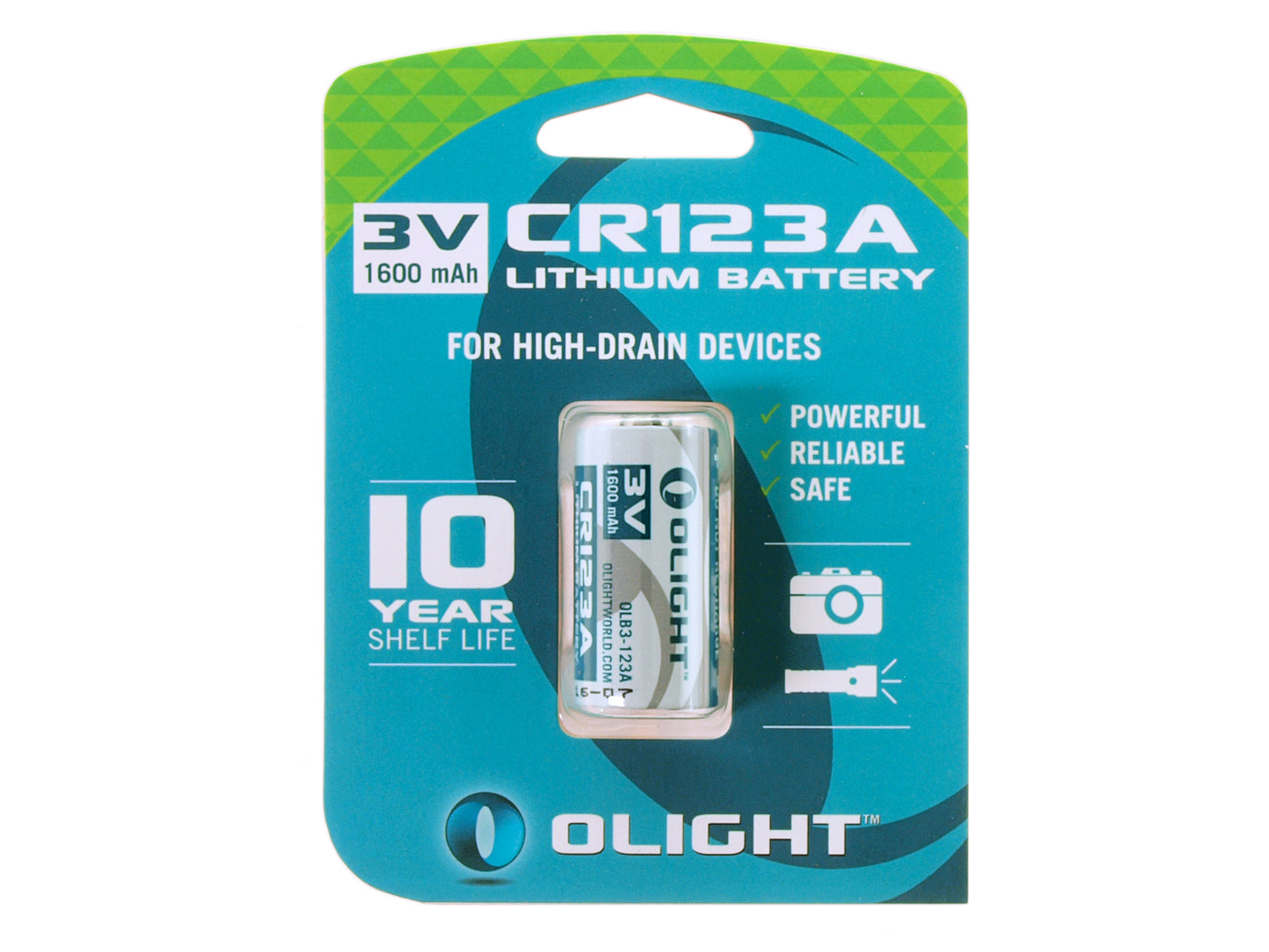 Olight CR123A batterij