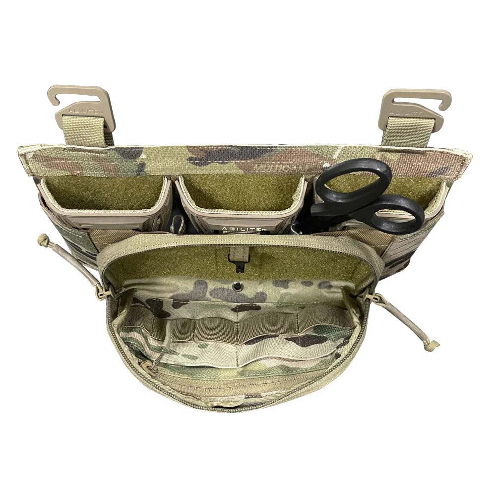 Agilite Pincer Placard Multi Caliber Triple Mag Pouch + Admin Pouch
