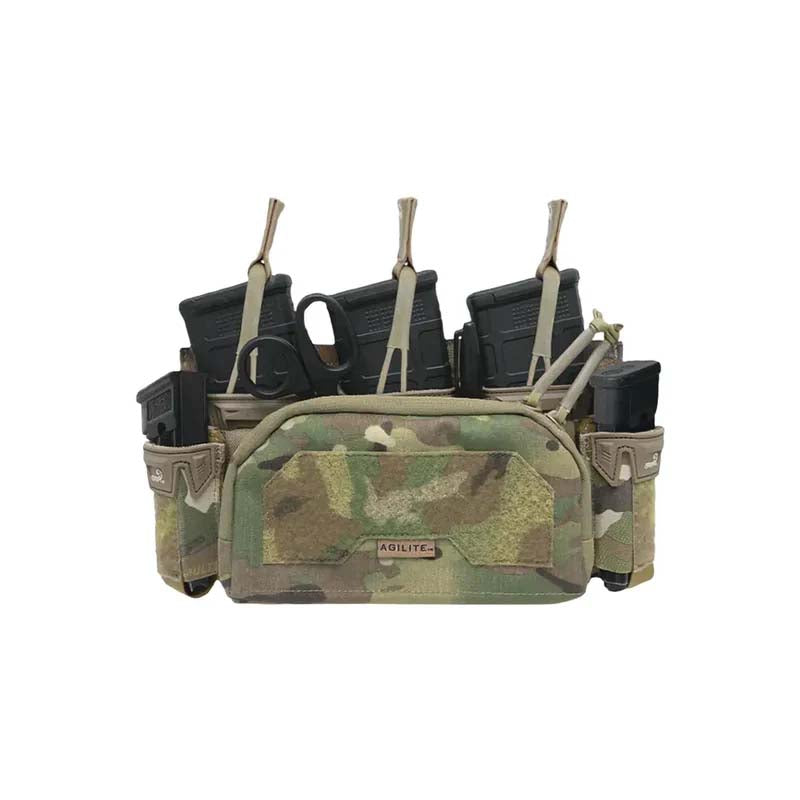 Agilite Pincer Placard Multi Caliber Triple Mag Pouch + Admin Pouch