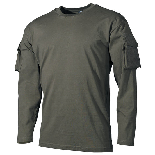 MFH Groen shirt long sleeve