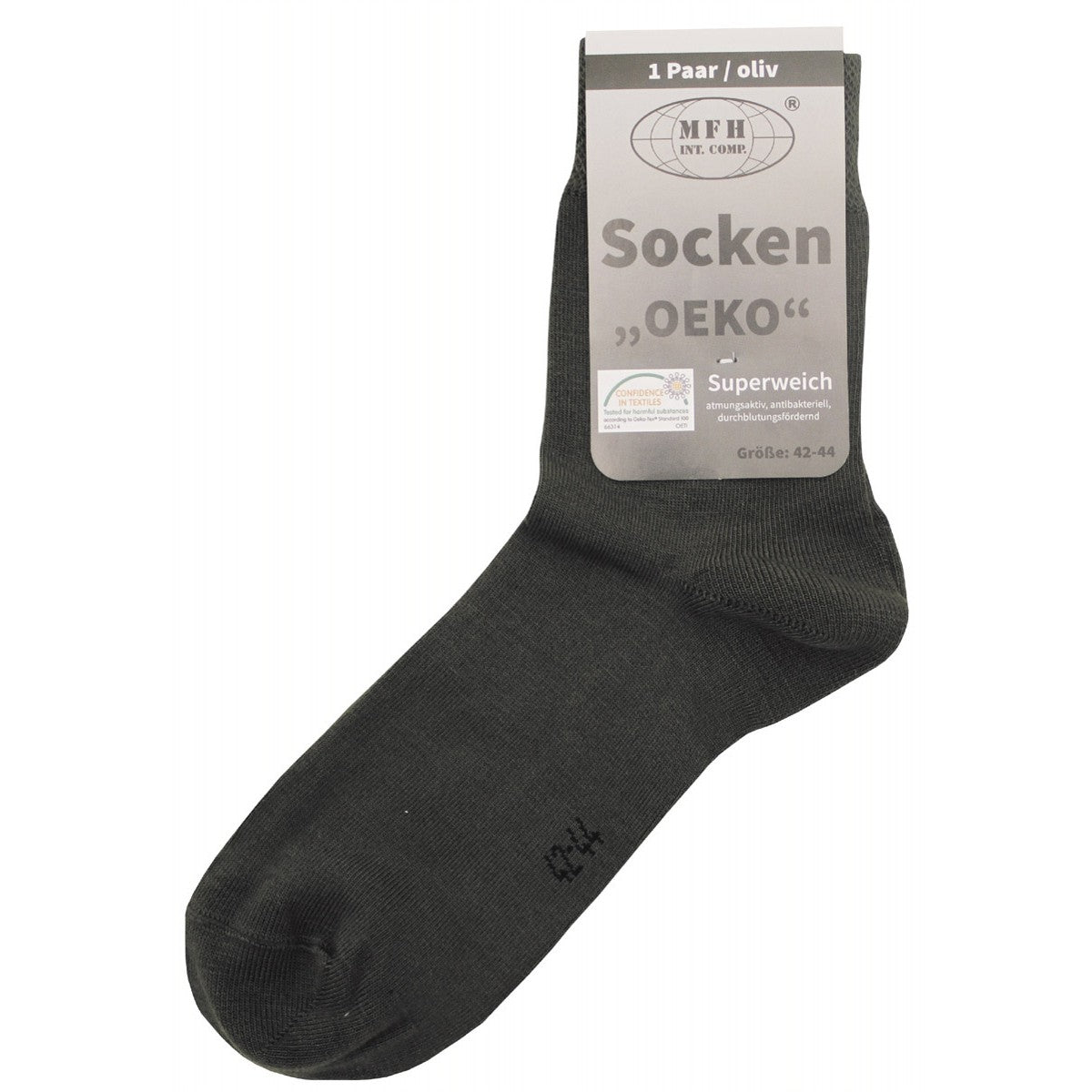 MFH OEKO-TEX sokken OD