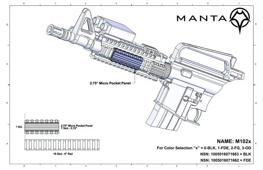 Manta Micro Pocket Switch Holder Zwart