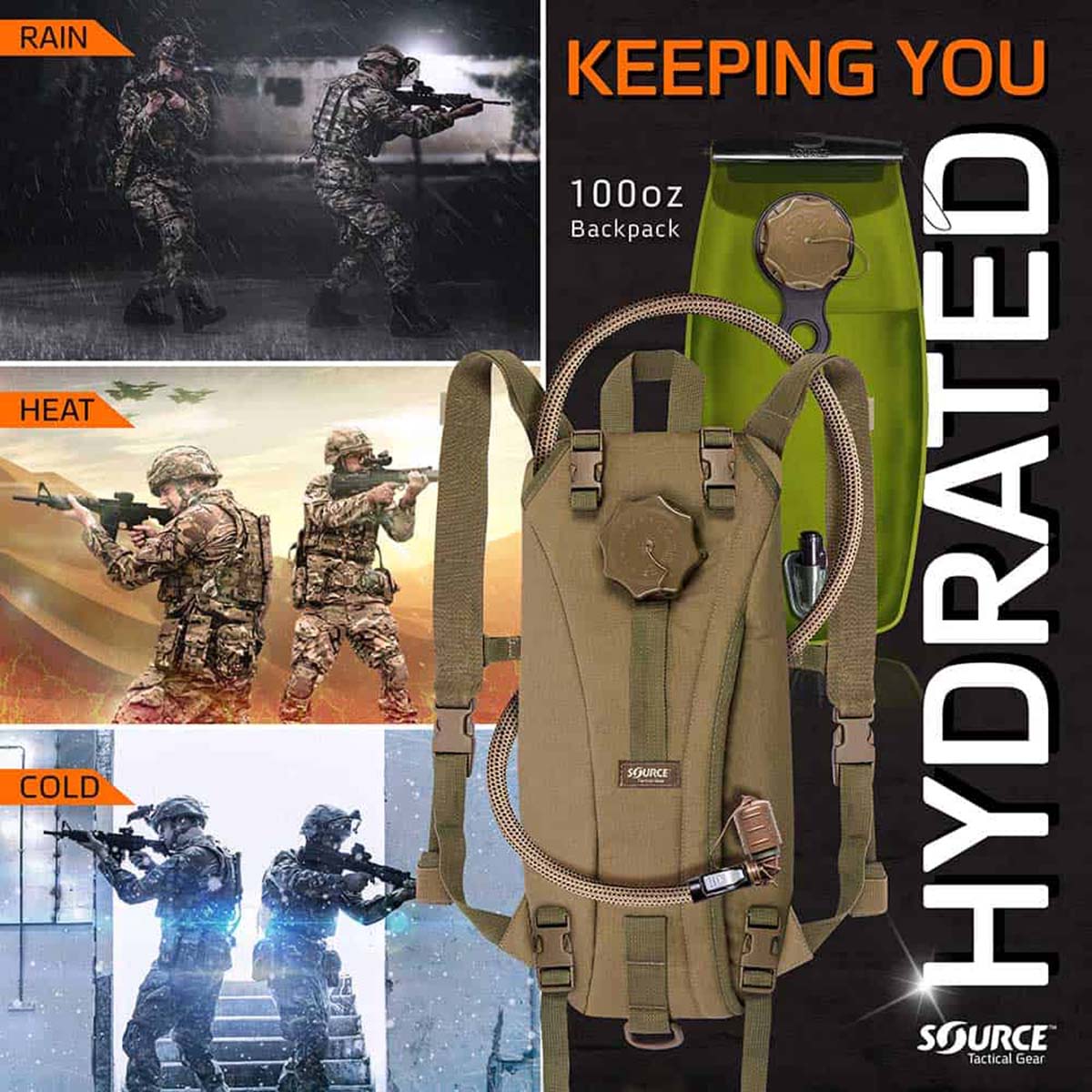 SOURCE Tactical Hydration System 3 Liter