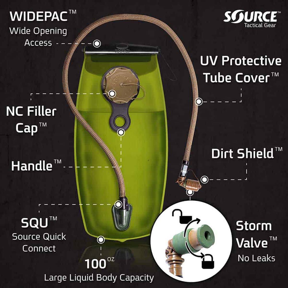 SOURCE Tactical Hydration System 3 Liter