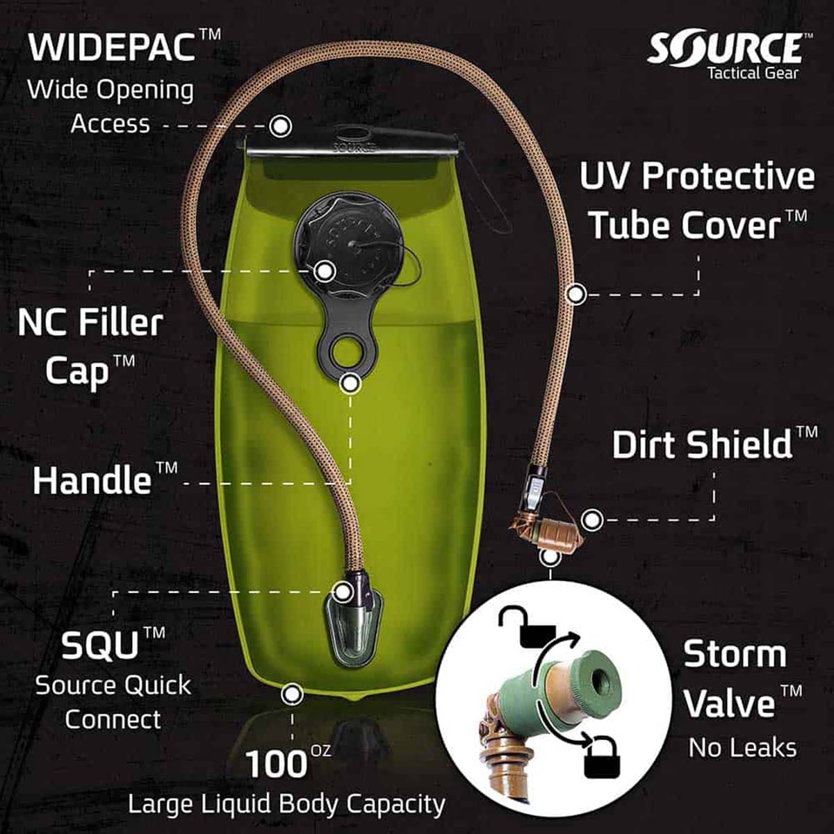 SOURCE WXP Hydration System 3 Liter